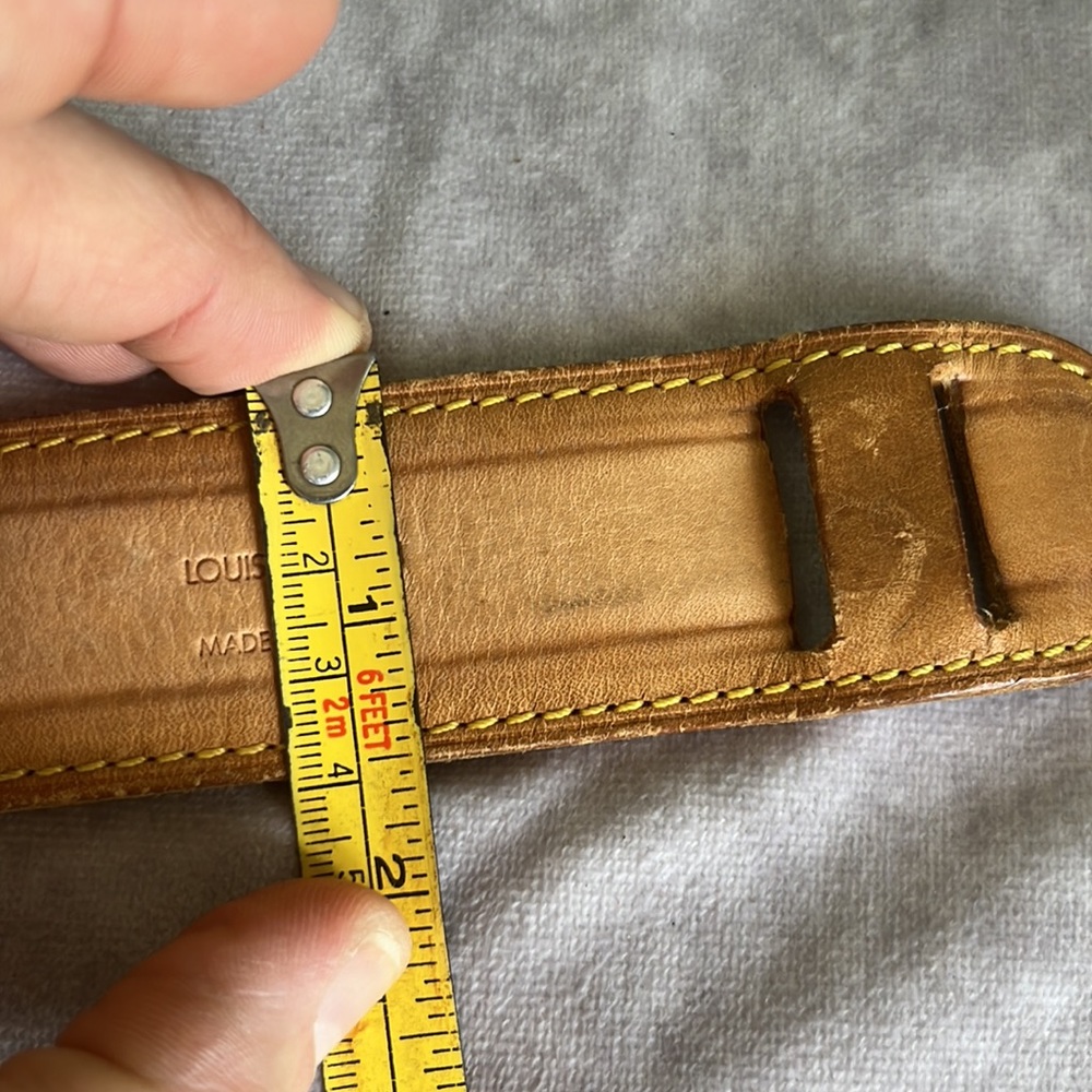 Authentic Louis Vuitton  Vachetta Leather Strap Pad z27 - Picture 7 of 8